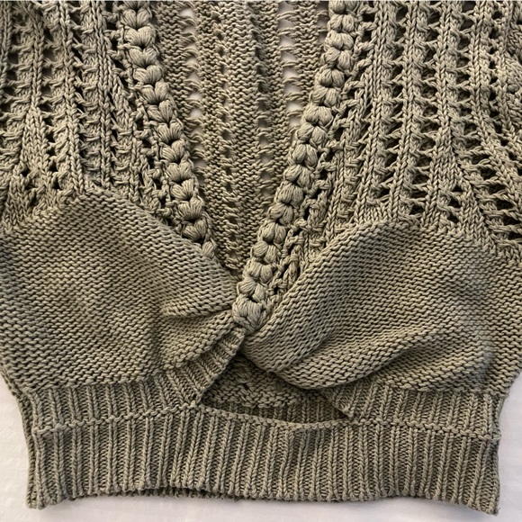 Jonathan Simkhai Nile Crochet Crop Sweater, Size M - Picture 4 of 6